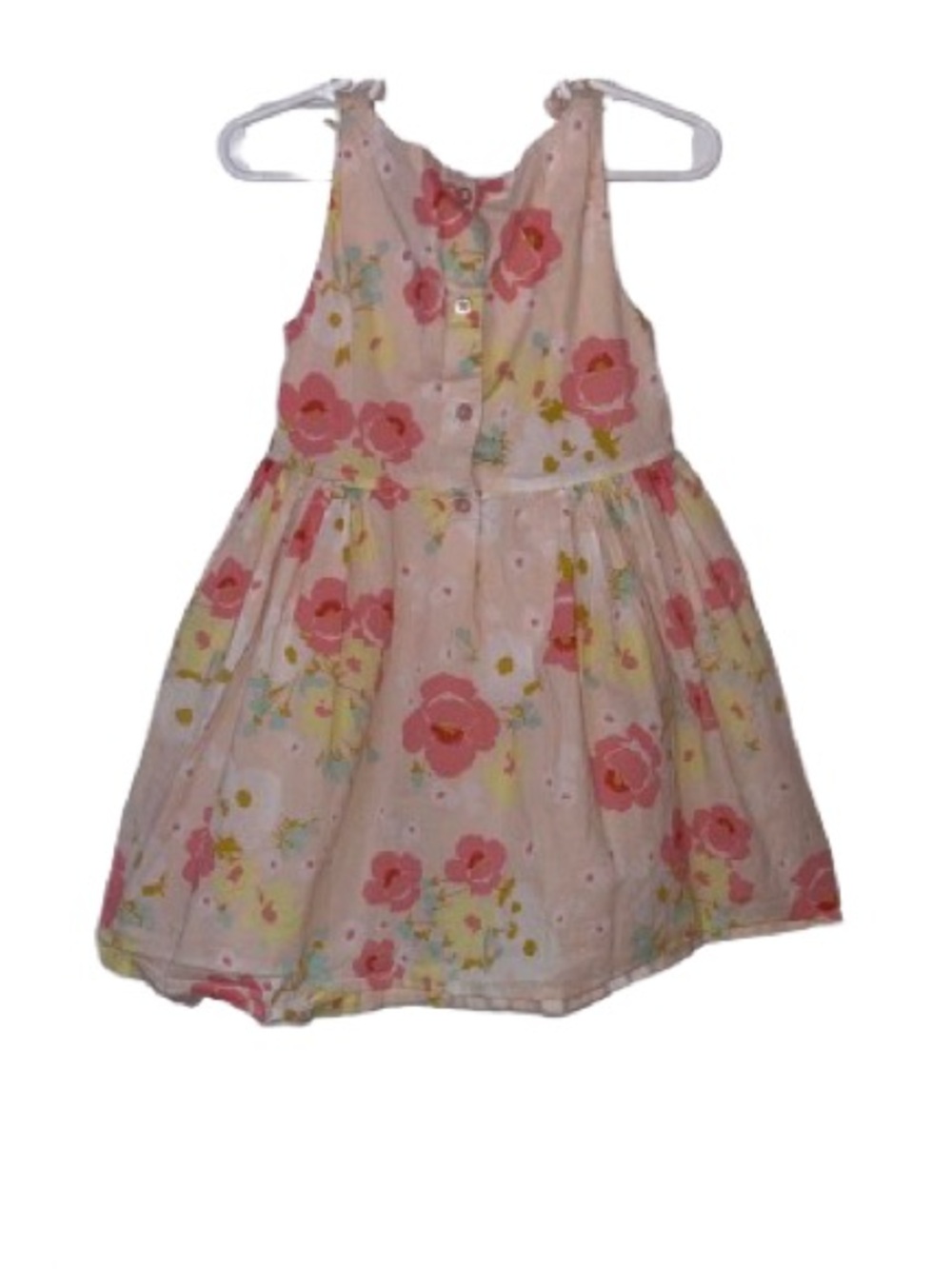 Cherokee Pink Floral Sleeveless Dress With Tulle in Skirt size 5T